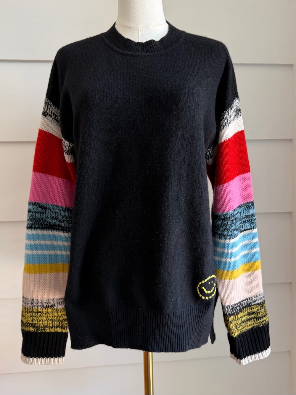 Kerri Rosenthal Robbie Sweater Marled Stripe Cashmere size XS - Picture 6 of 12